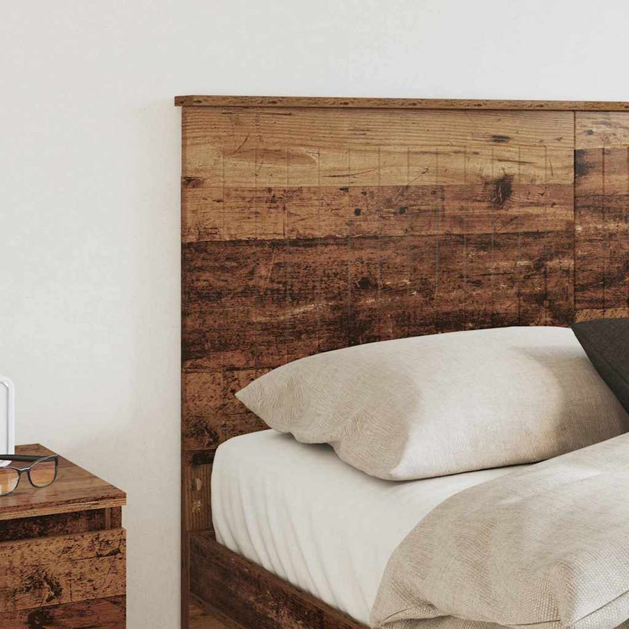 Hoofdbord met hoofdeinde Oud Hout 140 cm Bewerkt hout