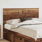 Headboard with headboard Old Wood 140 cm Treated wood