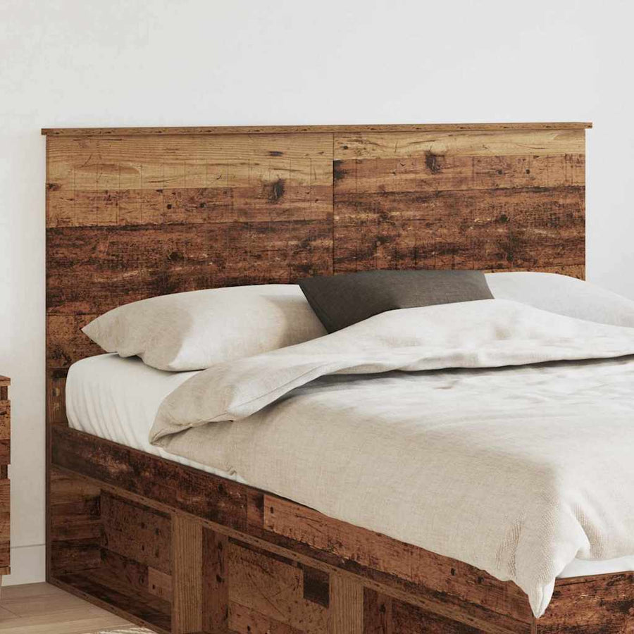 Hoofdbord met hoofdeinde Oud Hout 140 cm Bewerkt hout