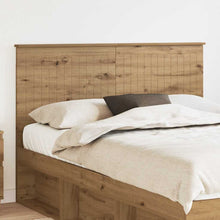 Hoofdbord met hoofdeinde Artisan Eiken 140 cm Bewerkt hout