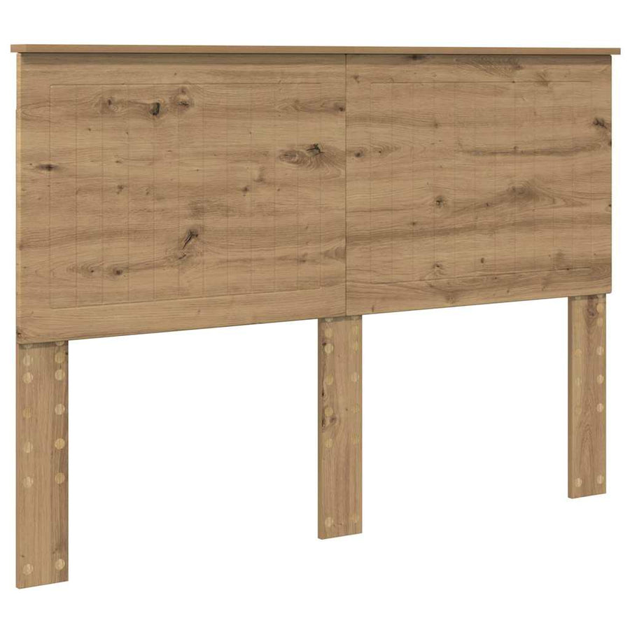 Hoofdbord met hoofdeinde Artisan Eiken 140 cm Bewerkt hout