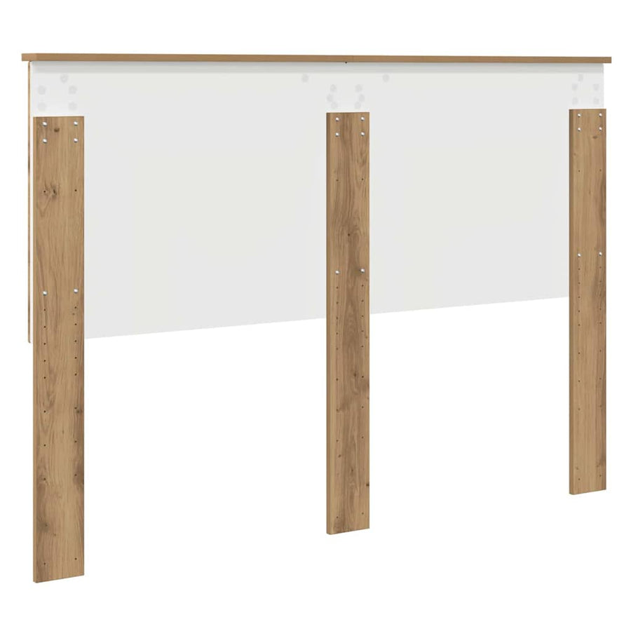 Hoofdbord met hoofdeinde Artisan Eiken 140 cm Bewerkt hout