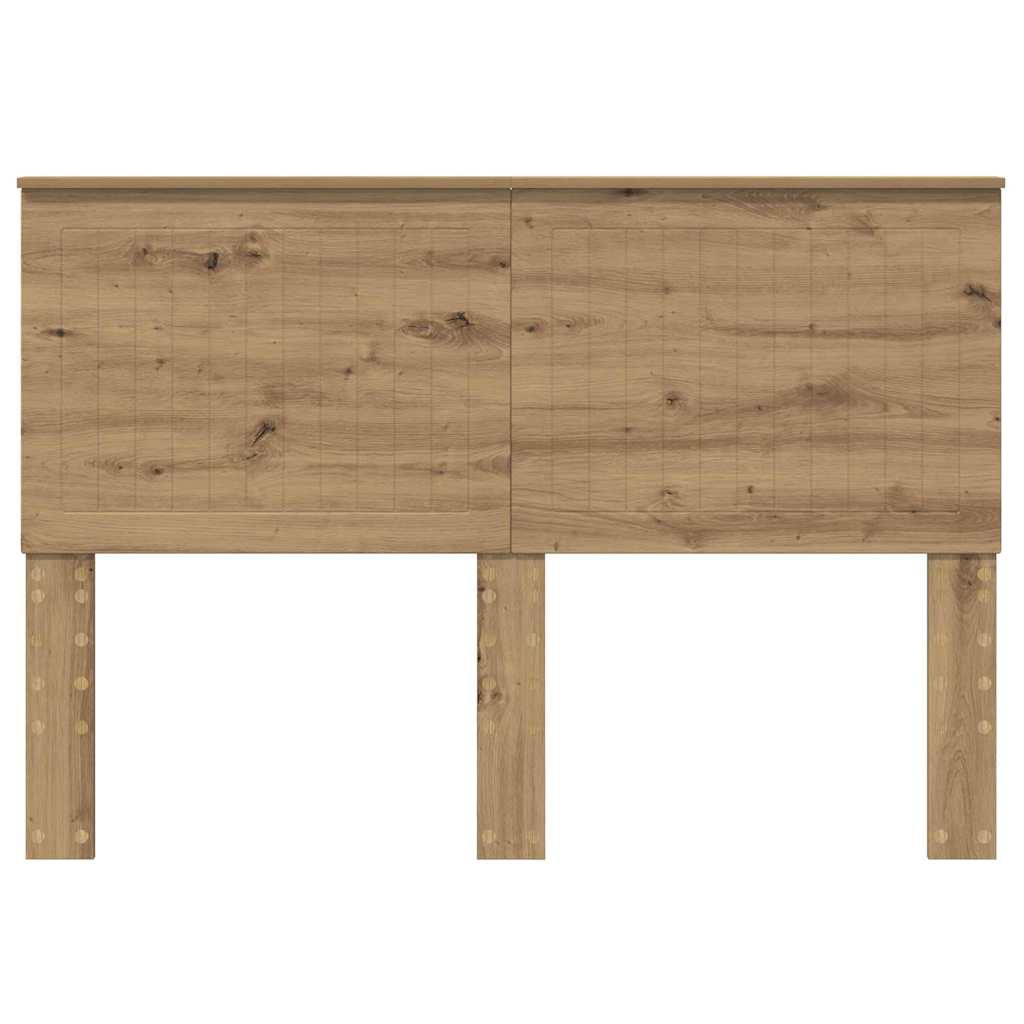 Hoofdbord met hoofdeinde Artisan Eiken 140 cm Bewerkt hout