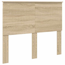 Hoofdbord met hoofdeinde Sonoma Eiken 135 cm Bewerkt hout