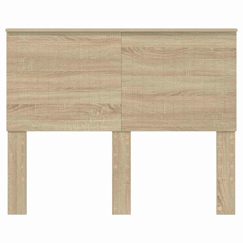 Hoofdbord met hoofdeinde Sonoma Eiken 135 cm Bewerkt hout