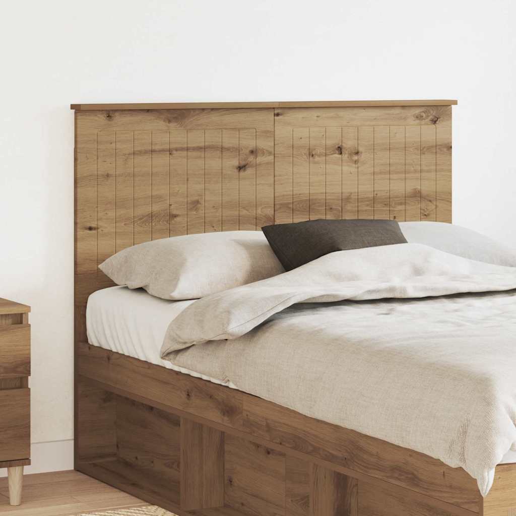 Hoofdbord met hoofdeinde Artisan Eiken 135 cm Bewerkt hout