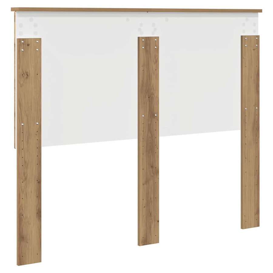Hoofdbord met hoofdeinde Artisan Eiken 135 cm Bewerkt hout