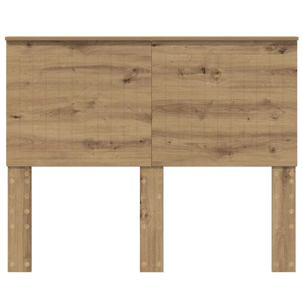 Hoofdbord met hoofdeinde Artisan Eiken 135 cm Bewerkt hout