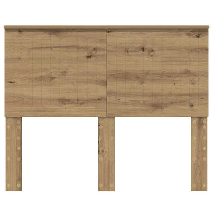 Hoofdbord met hoofdeinde Artisan Eiken 135 cm Bewerkt hout