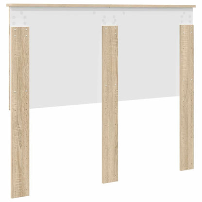 Hoofdbord met hoofdeinde Sonoma Eiken 120 cm Bewerkt hout