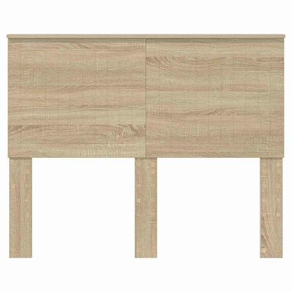 Hoofdbord met hoofdeinde Sonoma Eiken 120 cm Bewerkt hout