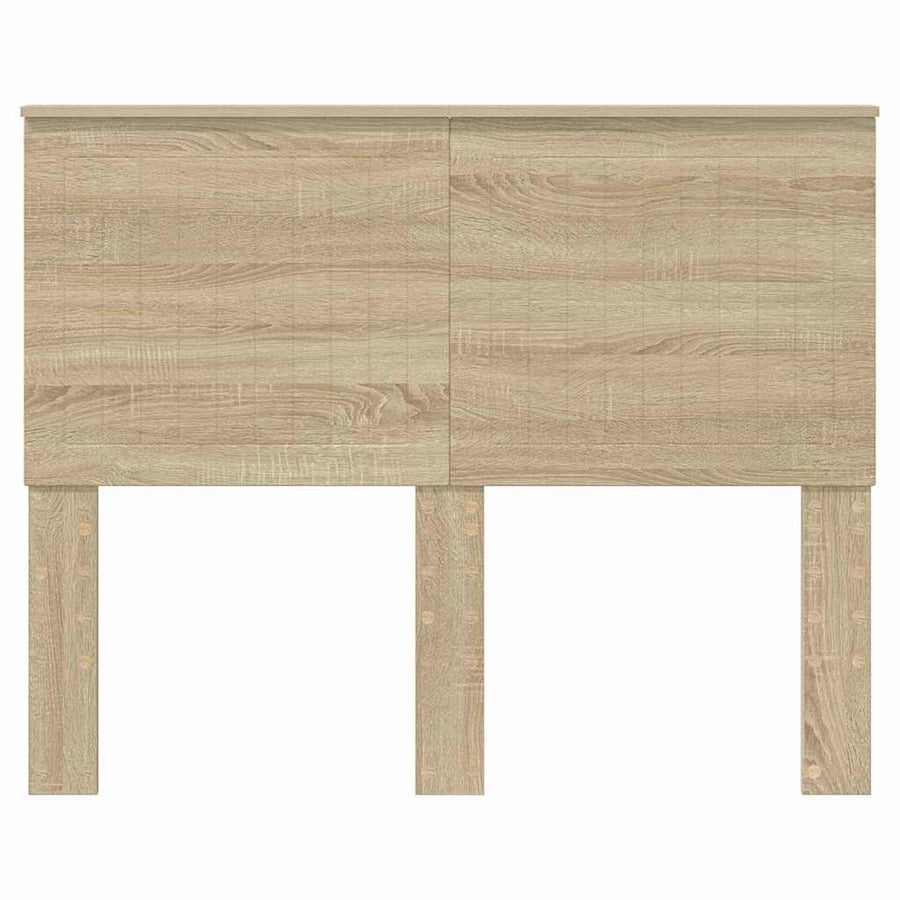Hoofdbord met hoofdeinde Sonoma Eiken 120 cm Bewerkt hout