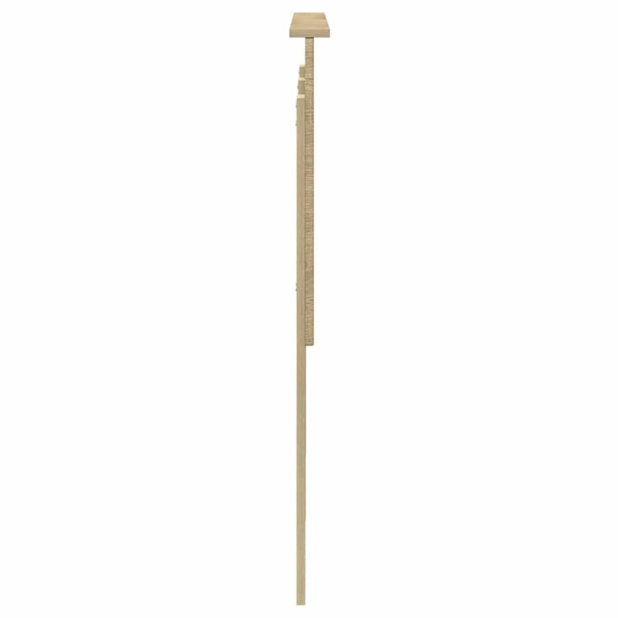 Hoofdbord met hoofdeinde Sonoma Eiken 120 cm Bewerkt hout