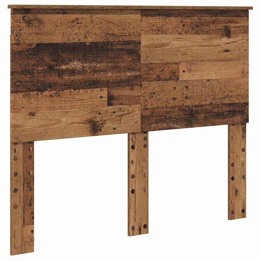 Hoofdbord met hoofdeinde Oud Hout 120 cm Bewerkt hout
