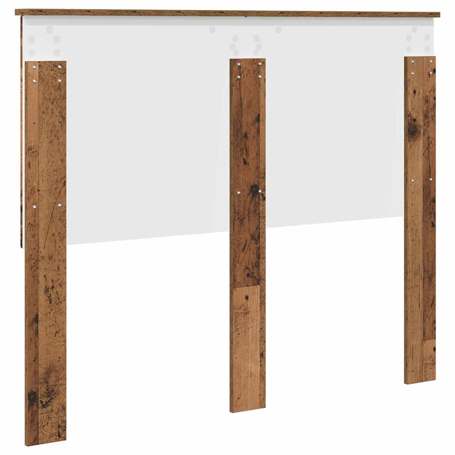 Hoofdbord met hoofdeinde Oud Hout 120 cm Bewerkt hout