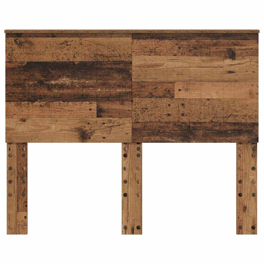 Hoofdbord met hoofdeinde Oud Hout 120 cm Bewerkt hout