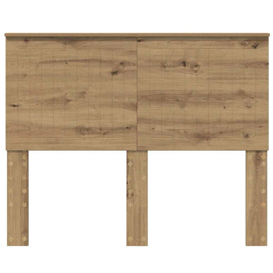 Hoofdbord met hoofdeinde Artisan Eiken 120 cm Bewerkt hout