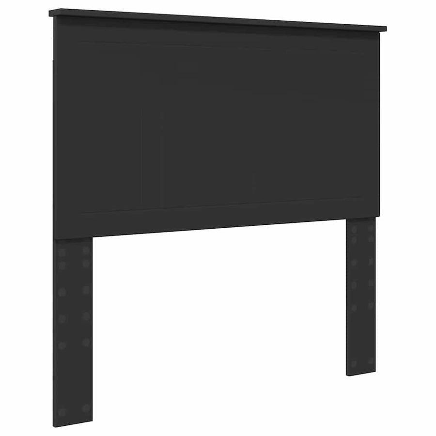Hoofdbord met hoofdeinde Zwart Eiken 100 cm Bewerkt hout
