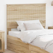 Hoofdbord 100 cm Sonoma eiken bewerkt hout