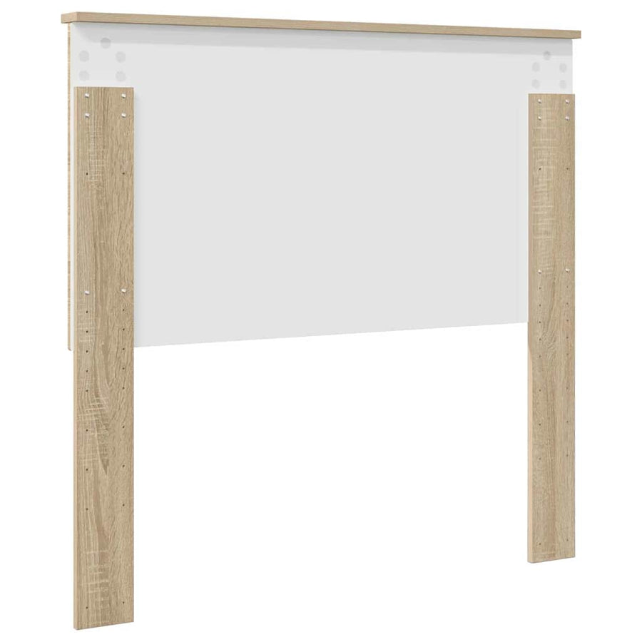 Hoofdbord met hoofdeinde Sonoma Eiken 100 cm Bewerkt hout