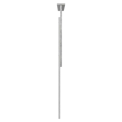 Hoofdbord met hoofdeinde Beton Grijs 100 cm Bewerkt hout