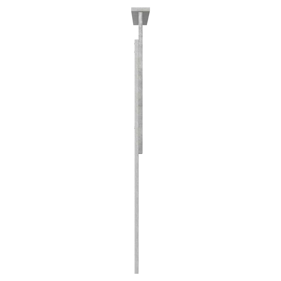 Hoofdbord met hoofdeinde Beton Grijs 100 cm Bewerkt hout