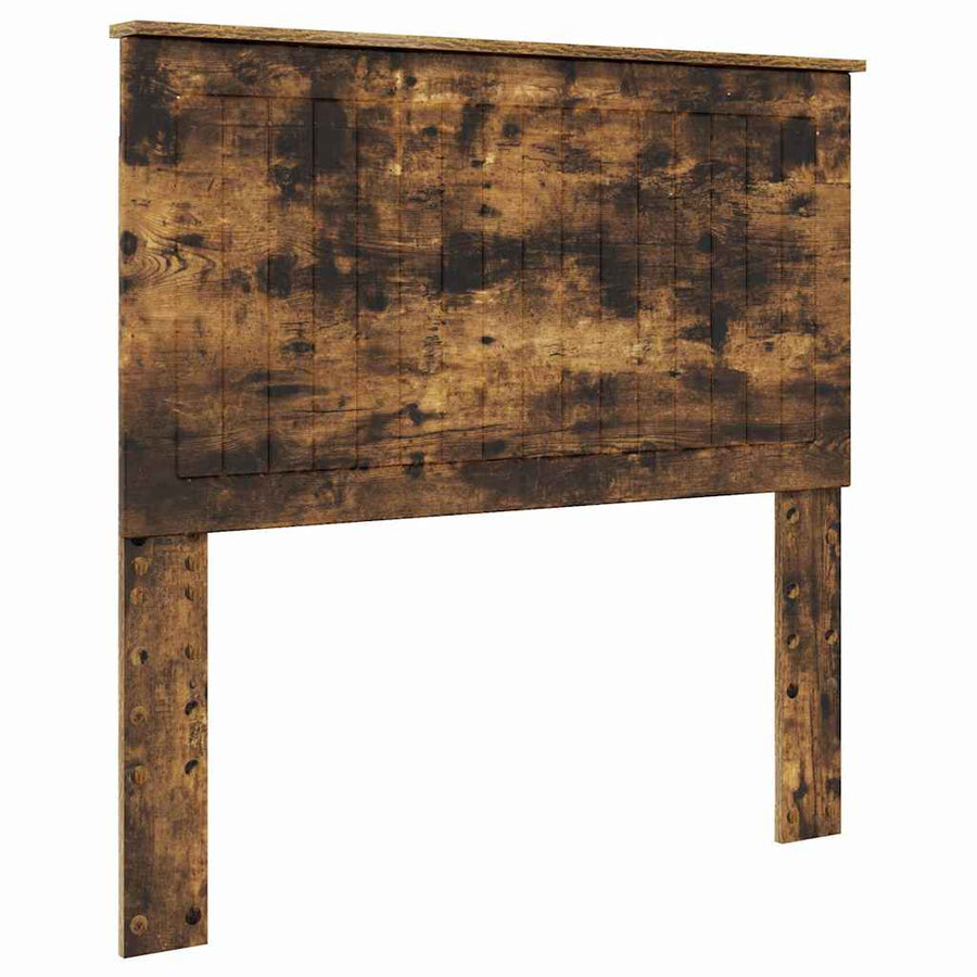 Hoofdbord met hoofdeinde Gerookt eiken 100 cm Bewerkt hout