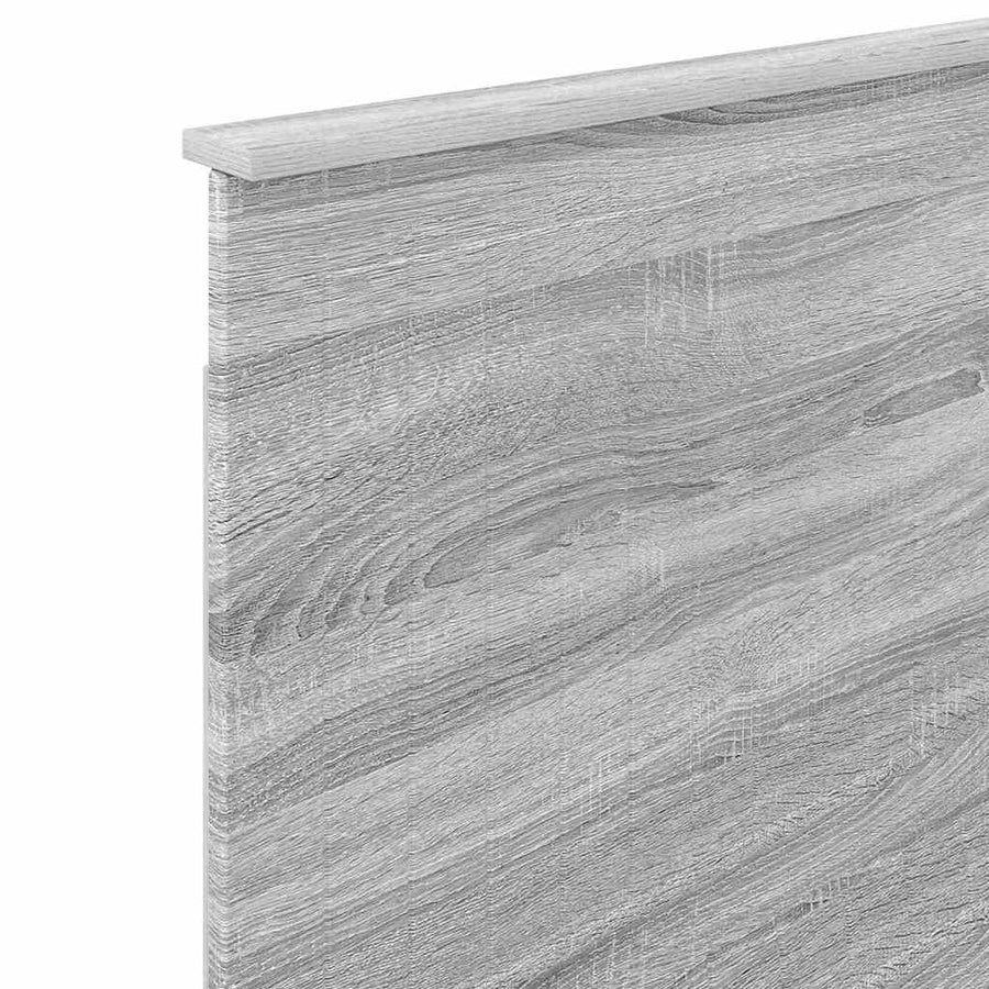 Hoofdbord met hoofdeinde Grijs Sonoma 100 cm Bewerkt hout