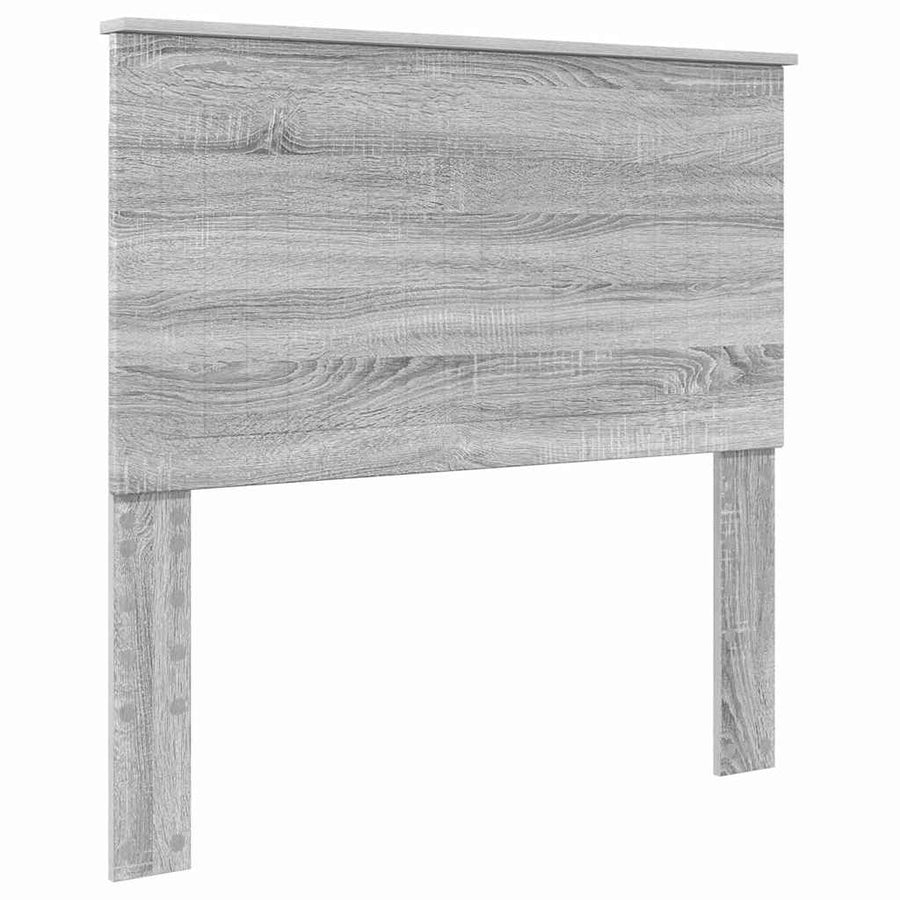 Hoofdbord met hoofdeinde Grijs Sonoma 100 cm Bewerkt hout