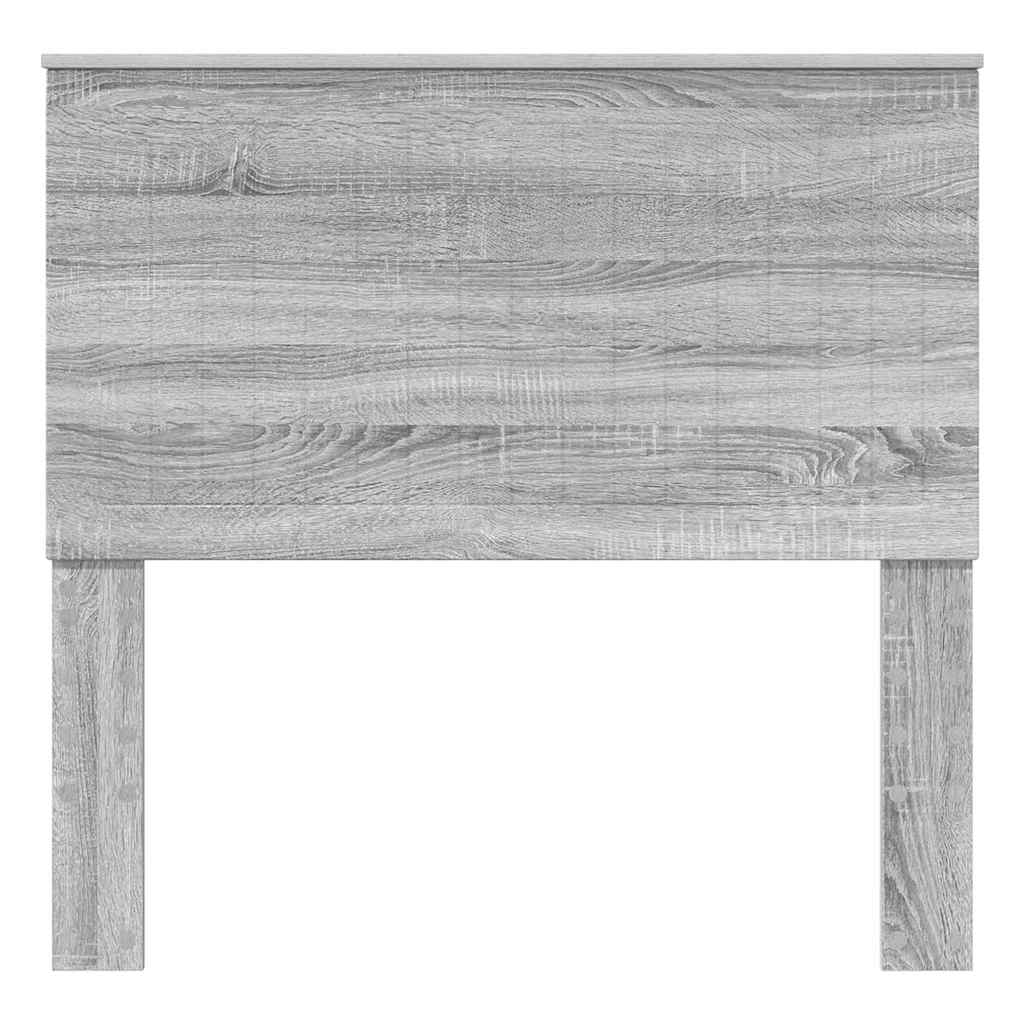 Hoofdbord met hoofdeinde Grijs Sonoma 100 cm Bewerkt hout