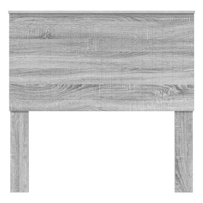 Hoofdbord met hoofdeinde Grijs Sonoma 100 cm Bewerkt hout