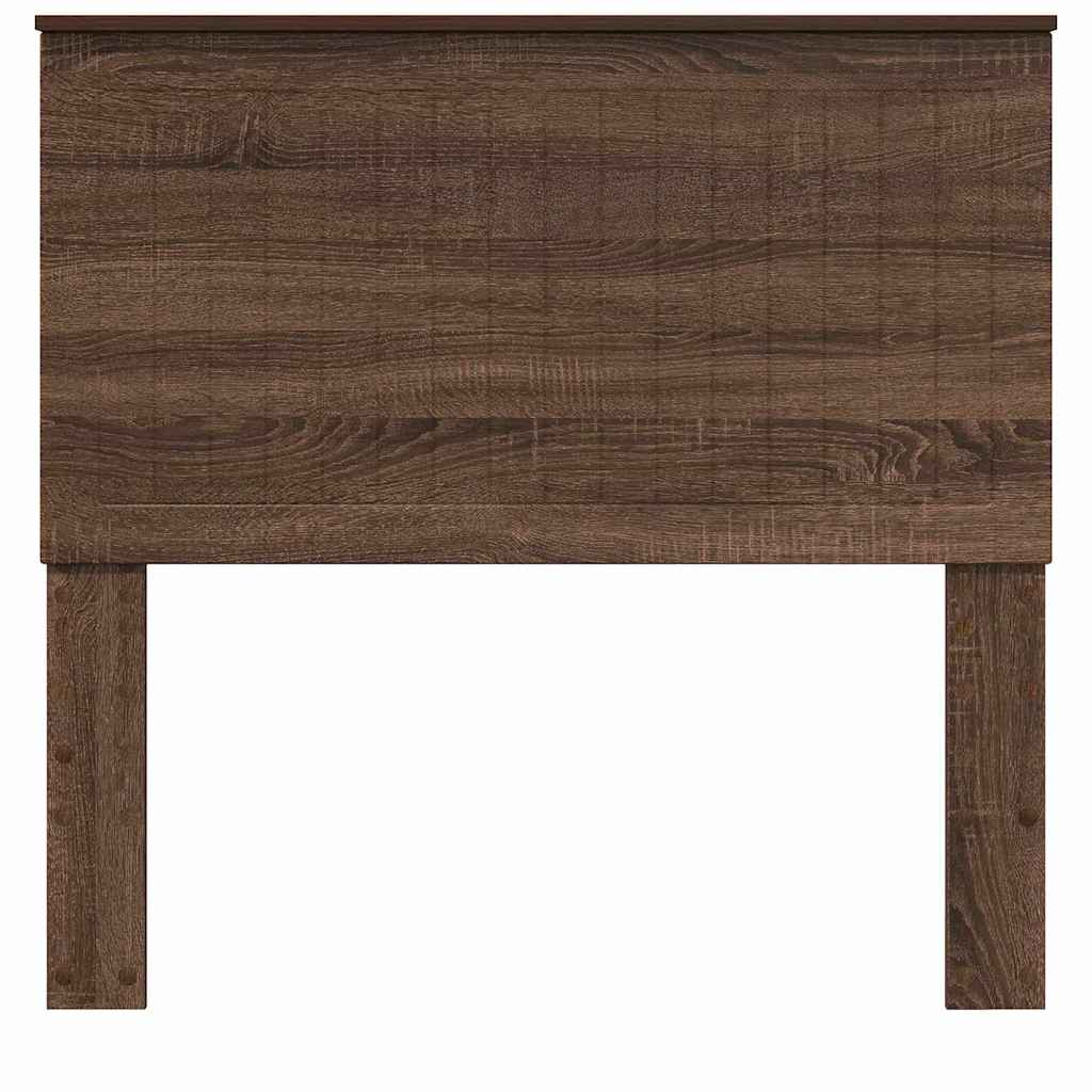 Hoofdbord met hoofdeinde Bruin Eiken 100 cm Bewerkt hout