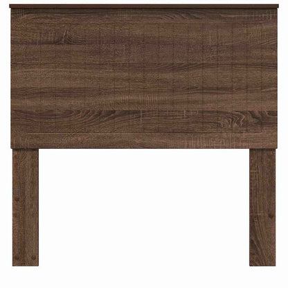 Hoofdbord met hoofdeinde Bruin Eiken 100 cm Bewerkt hout
