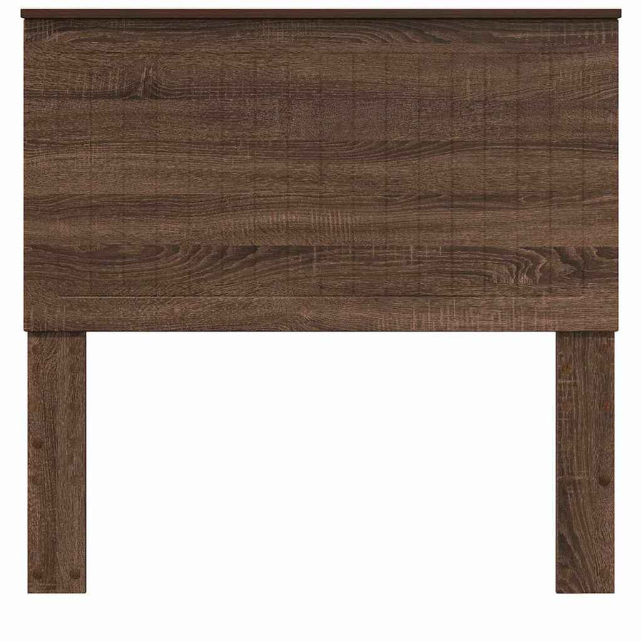 Hoofdbord met hoofdeinde Bruin Eiken 100 cm Bewerkt hout