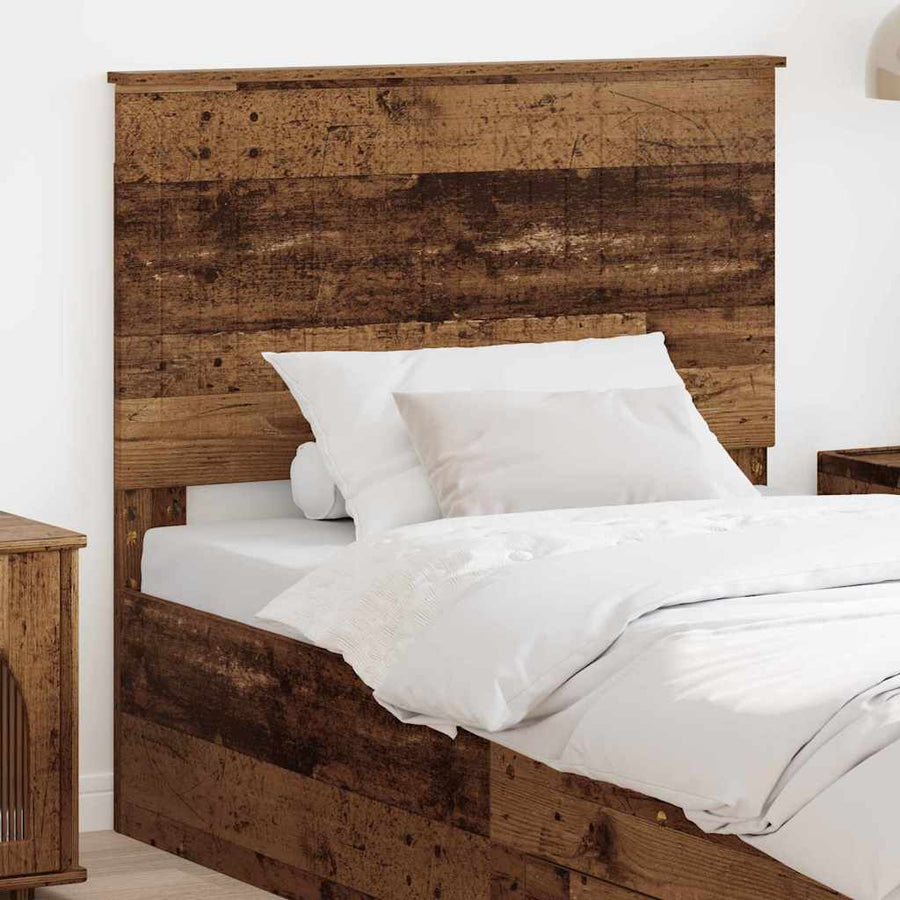 Hoofdbord met hoofdeinde Oud Hout 100 cm Bewerkt hout