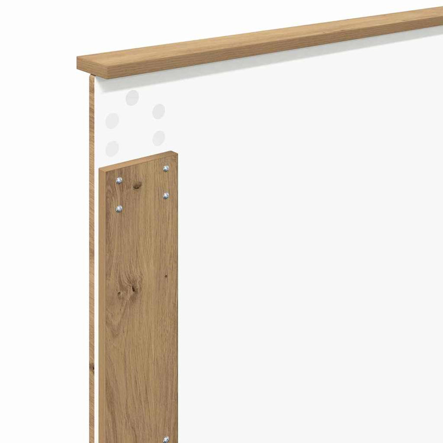 Hoofdbord met hoofdeinde Artisan Eiken 100 cm Bewerkt hout