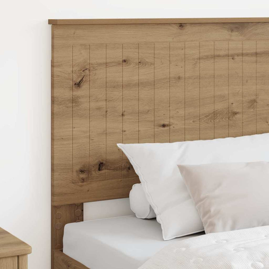 Hoofdbord met hoofdeinde Artisan Eiken 100 cm Bewerkt hout