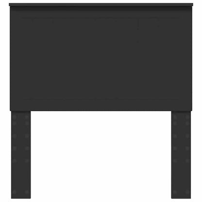 Hoofdbord met hoofdeinde Zwart Eiken 90 cm Bewerkt hout