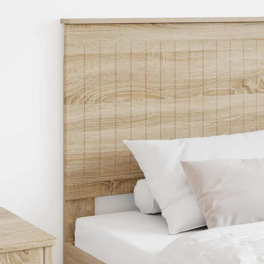 Hoofdbord met hoofdeinde Sonoma Eiken 90 cm Bewerkt hout