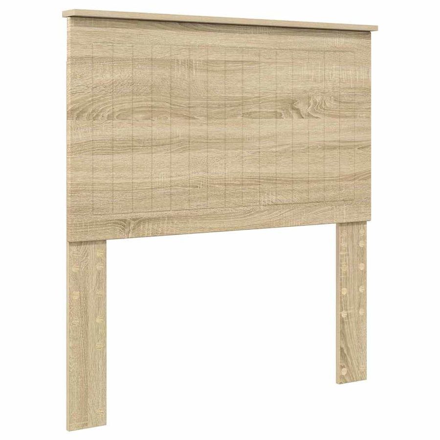 Hoofdbord met hoofdeinde Sonoma Eiken 90 cm Bewerkt hout