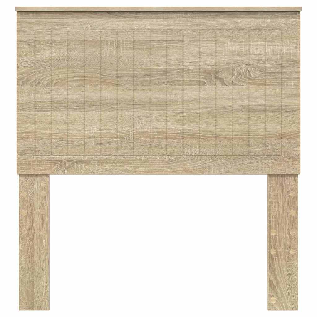 Hoofdbord met hoofdeinde Sonoma Eiken 90 cm Bewerkt hout