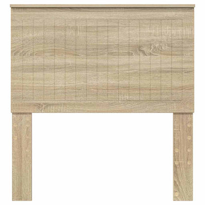 Hoofdbord met hoofdeinde Sonoma Eiken 90 cm Bewerkt hout