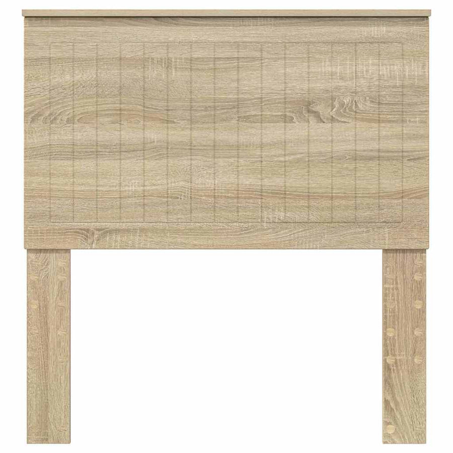 Hoofdbord met hoofdeinde Sonoma Eiken 90 cm Bewerkt hout