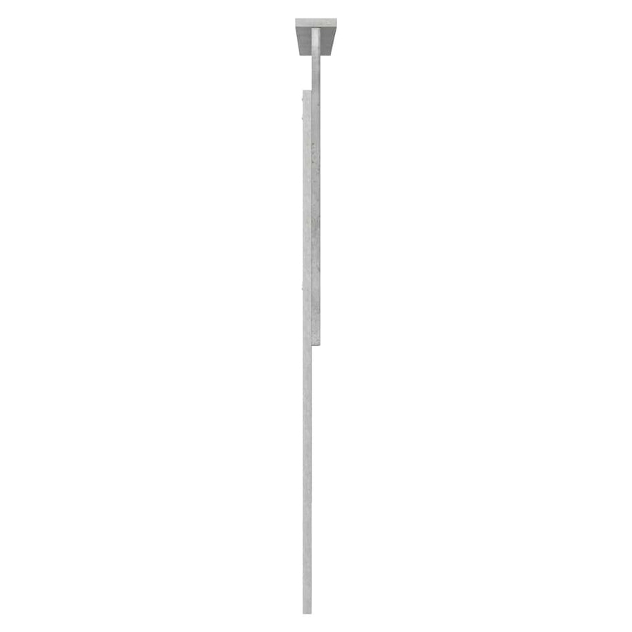 Hoofdbord met hoofdeinde Beton Grijs 90 cm Bewerkt hout