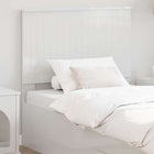 Headboard with Headboard Gloss White 90 cm Engineered wood
