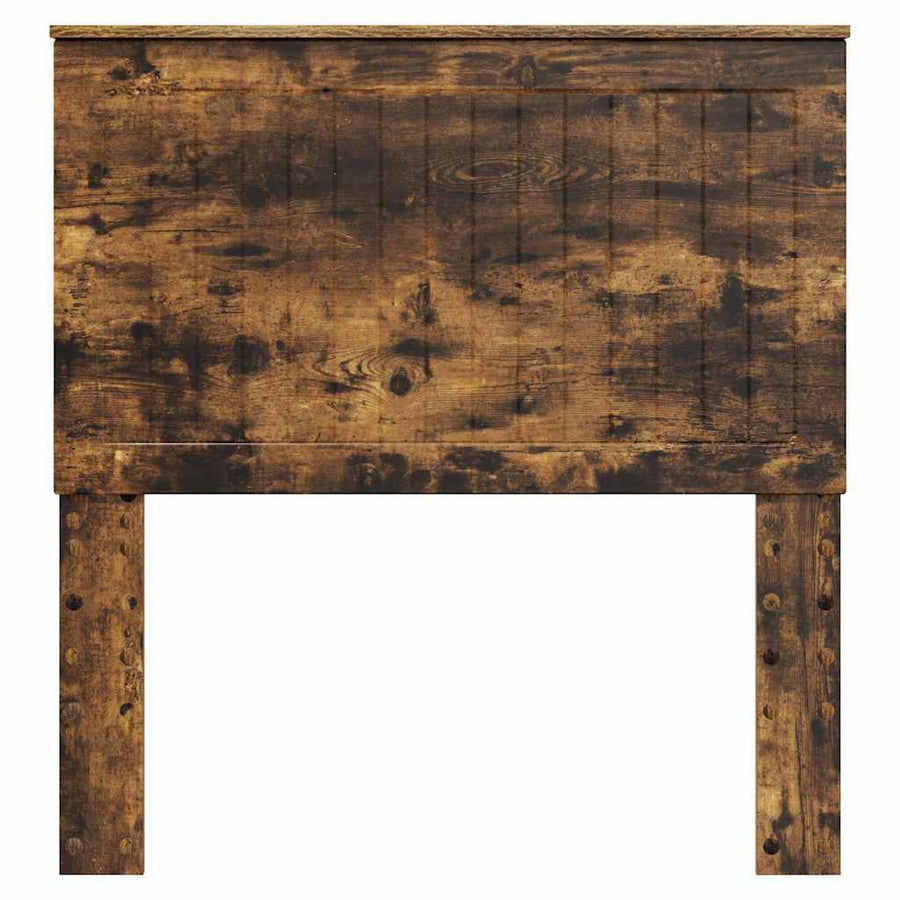 Hoofdbord met hoofdeinde Gerookt eiken 90 cm Bewerkt hout