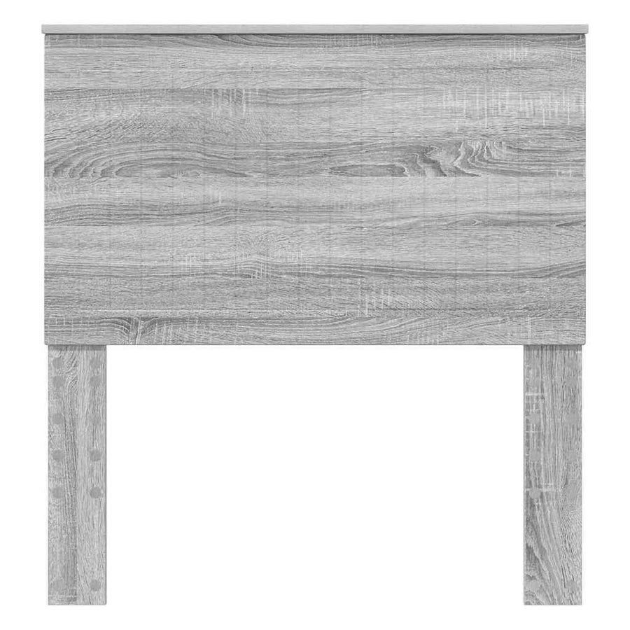 Hoofdbord met hoofdeinde Grijs Sonoma 90 cm Bewerkt hout
