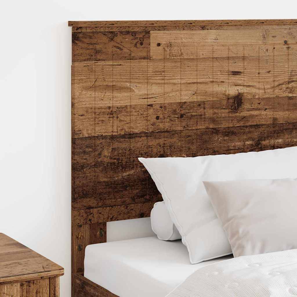 Hoofdbord met hoofdeinde Oud Hout 90 cm Bewerkt hout
