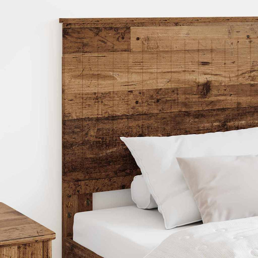 Hoofdbord met hoofdeinde Oud Hout 90 cm Bewerkt hout
