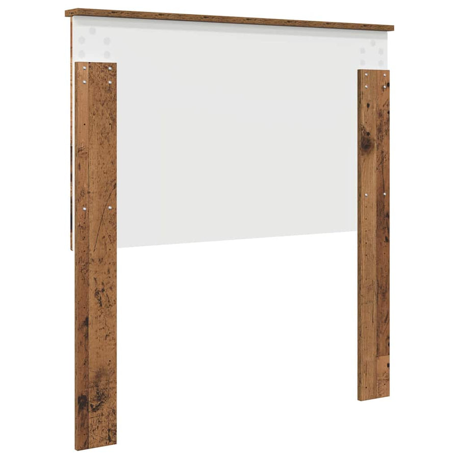 Hoofdbord met hoofdeinde Oud Hout 90 cm Bewerkt hout